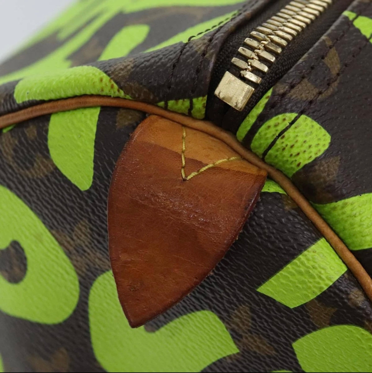 Louis Vuitton Monogram Graffiti Keepall 50 Boston Bag – Vert