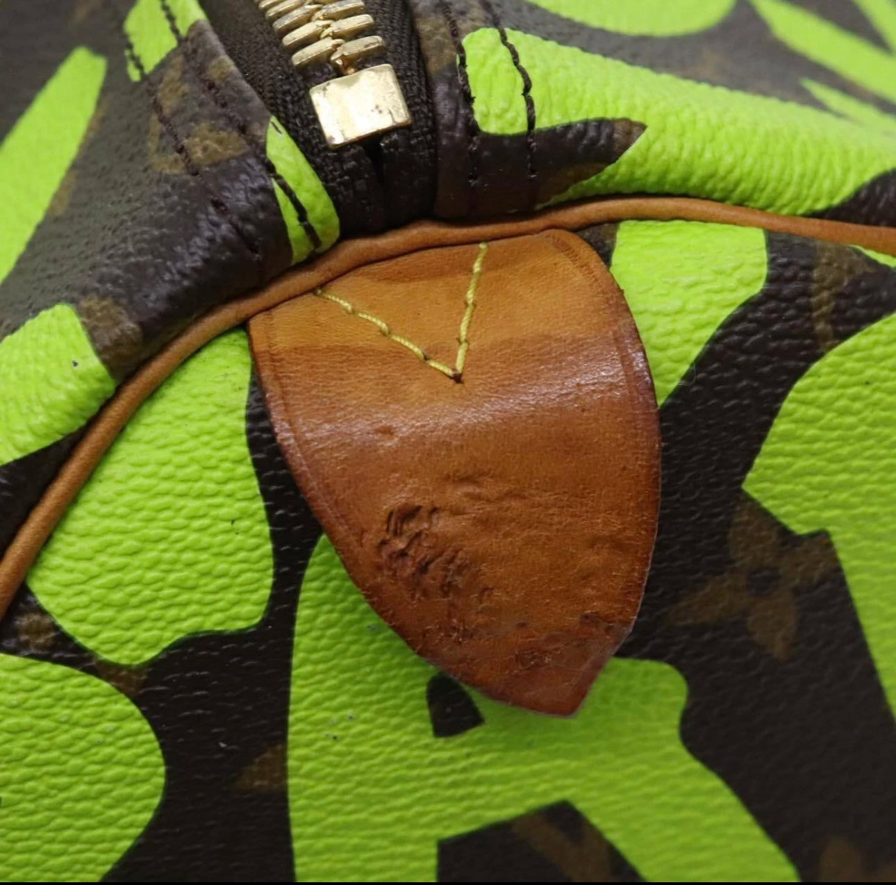 Louis Vuitton Monogram Graffiti Keepall 50 Boston Bag – Vert