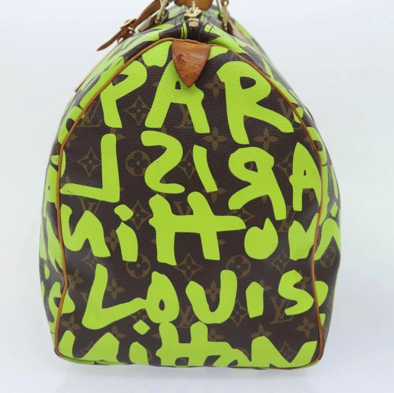Louis Vuitton Monogram Graffiti Keepall 50 Boston Bag – Vert