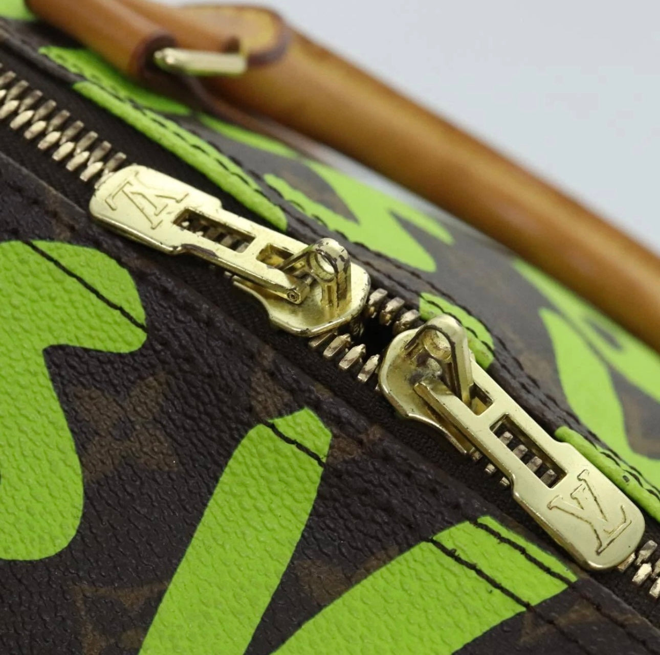 Louis Vuitton Monogram Graffiti Keepall 50 Boston Bag – Vert