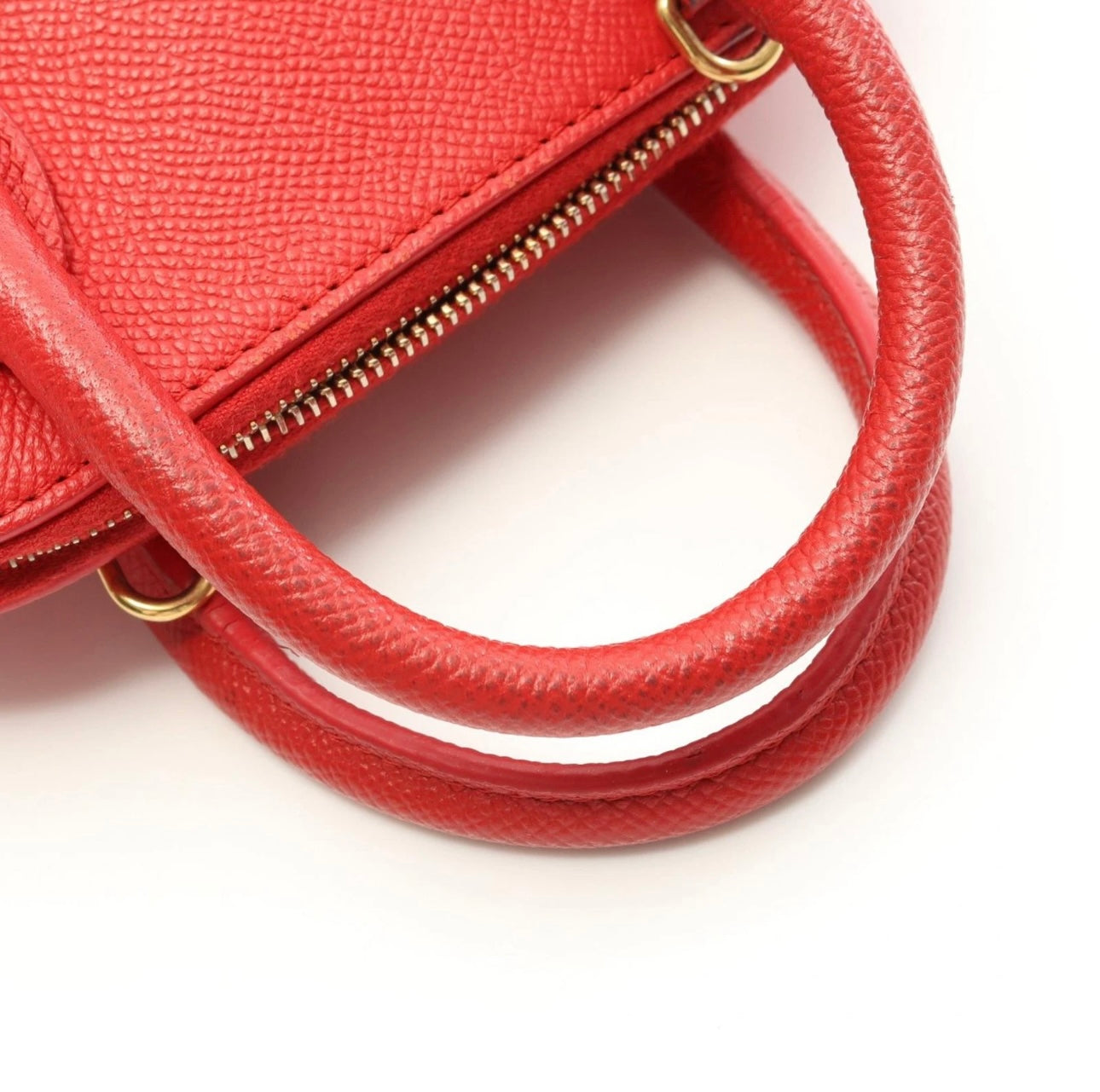 Balenciaga Ville Top Handle XXS Crossbody – Red Leather