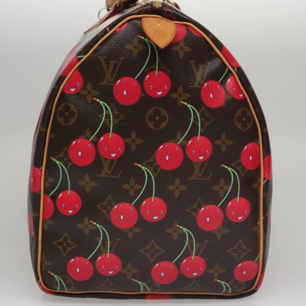Louis Vuitton Monogram Cherry Keepall 45 Boston Bag