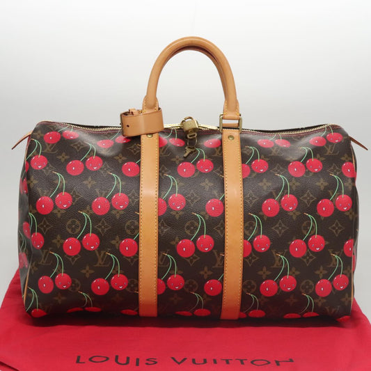 Louis Vuitton Monogram Cherry Keepall 45 Boston Bag