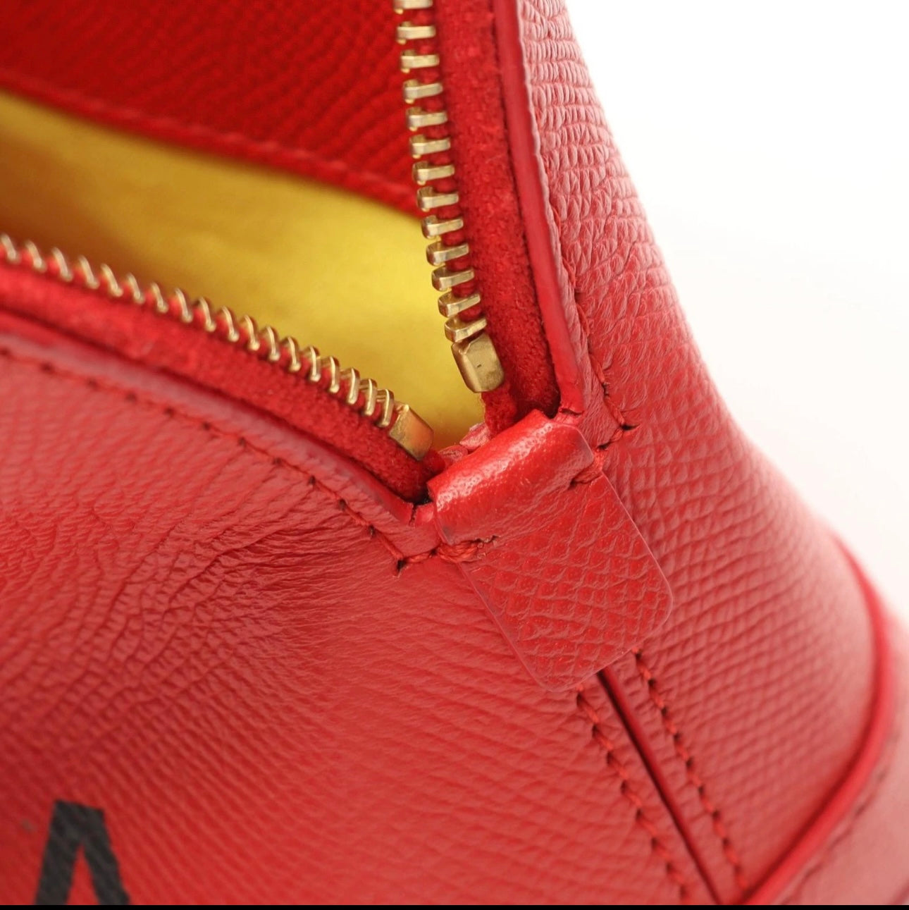 Balenciaga Ville Top Handle XXS Crossbody – Red Leather