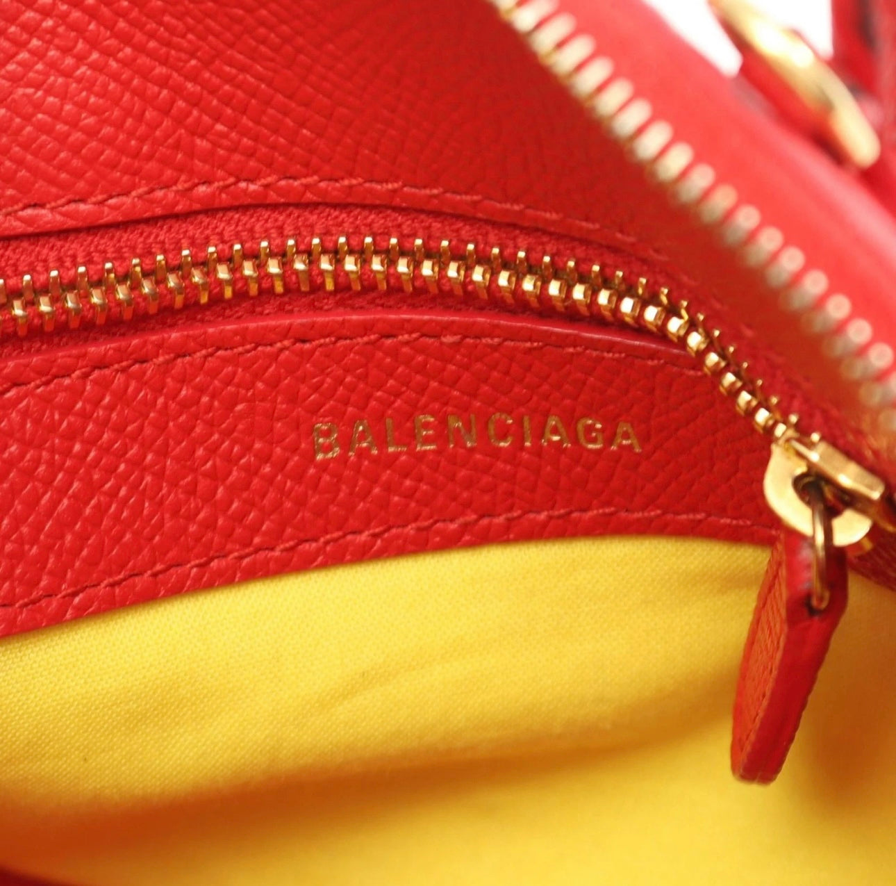 Balenciaga Ville Top Handle XXS Crossbody – Red Leather