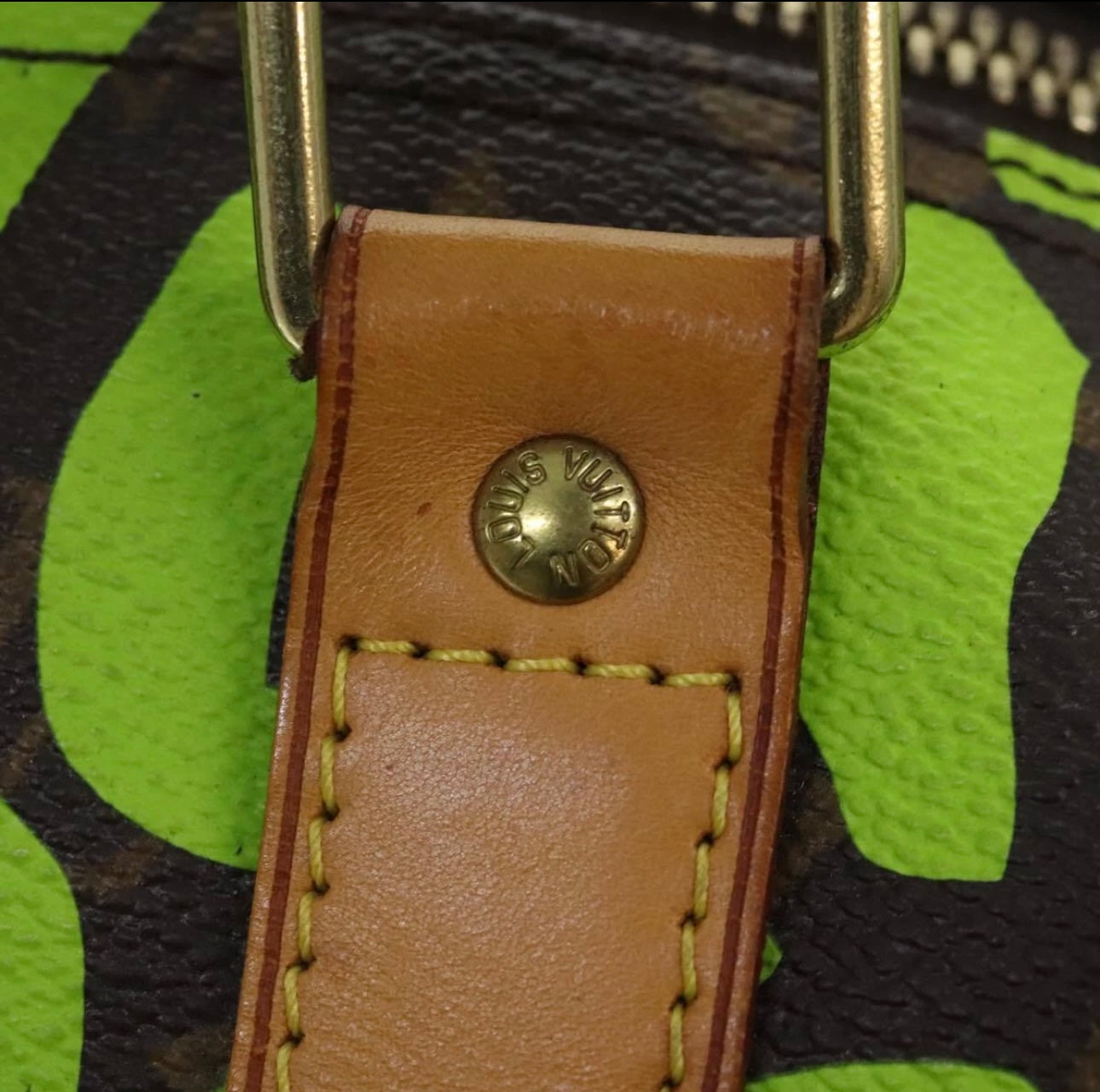 Louis Vuitton Monogram Graffiti Keepall 50 Boston Bag – Vert