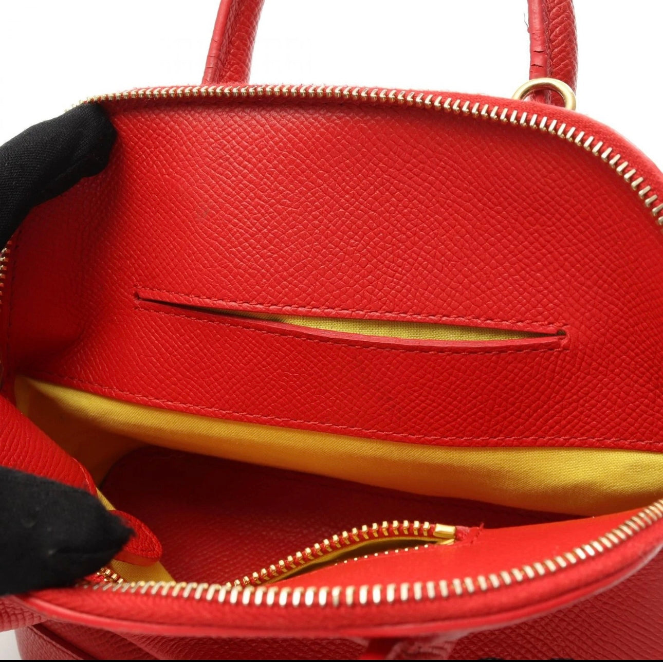 Balenciaga Ville Top Handle XXS Crossbody – Red Leather