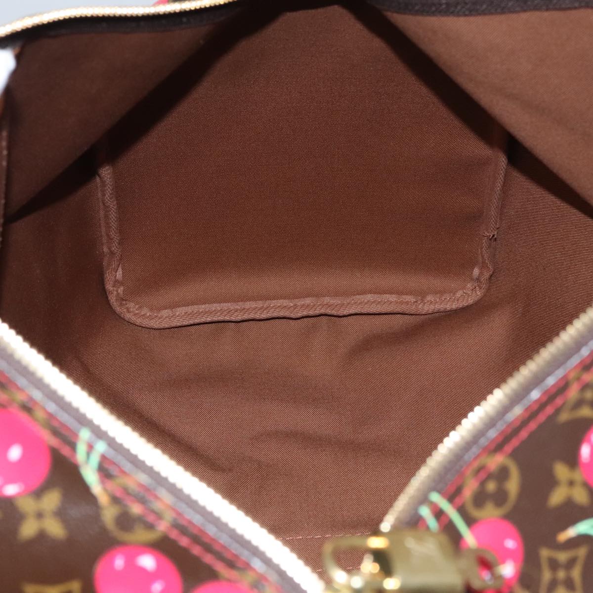 Louis Vuitton Monogram Cherry Keepall 45 Boston Bag